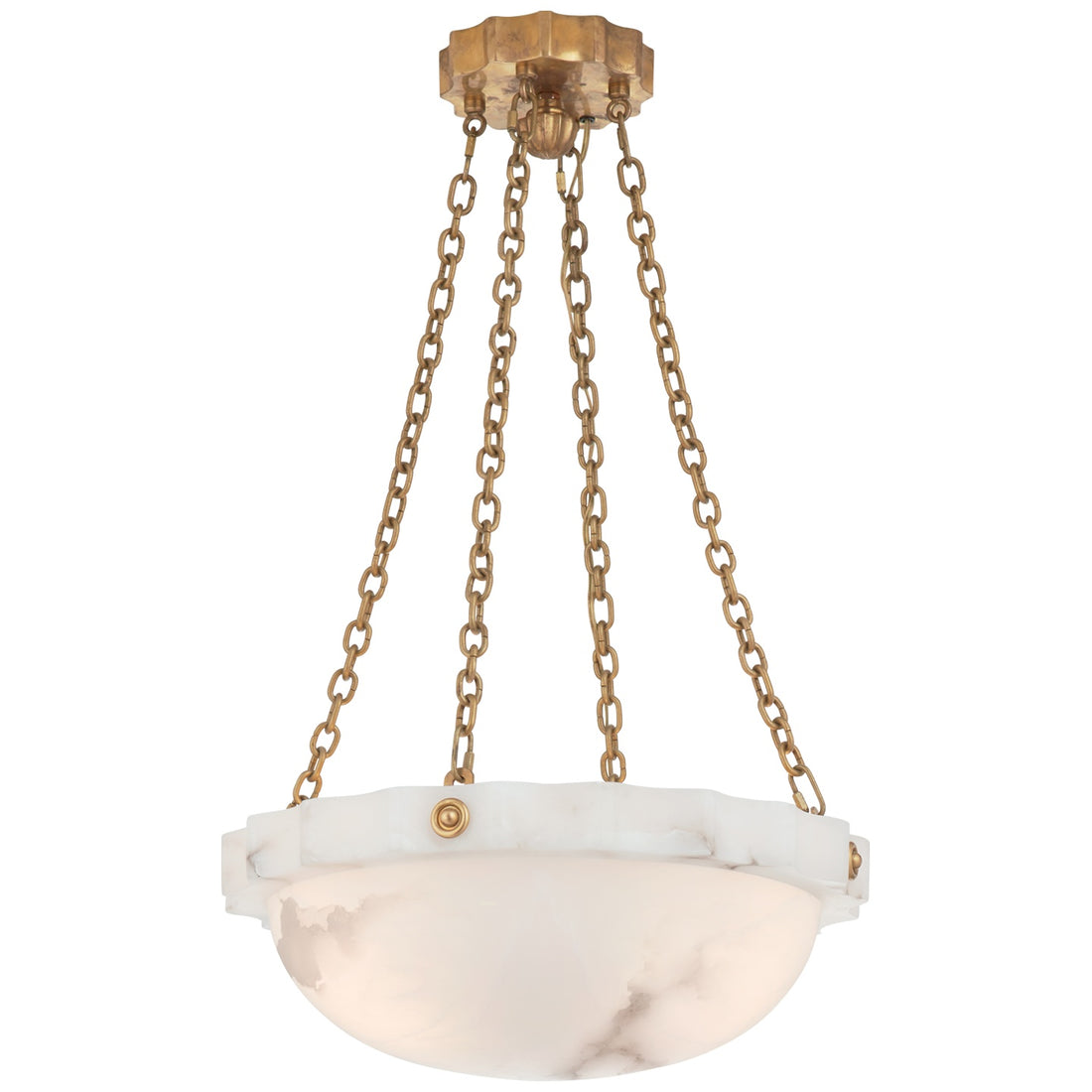 VISUAL COMFORT SIGNATURE, FLUTED BAND CHANDELIER, CHANDELIER LIGHT
