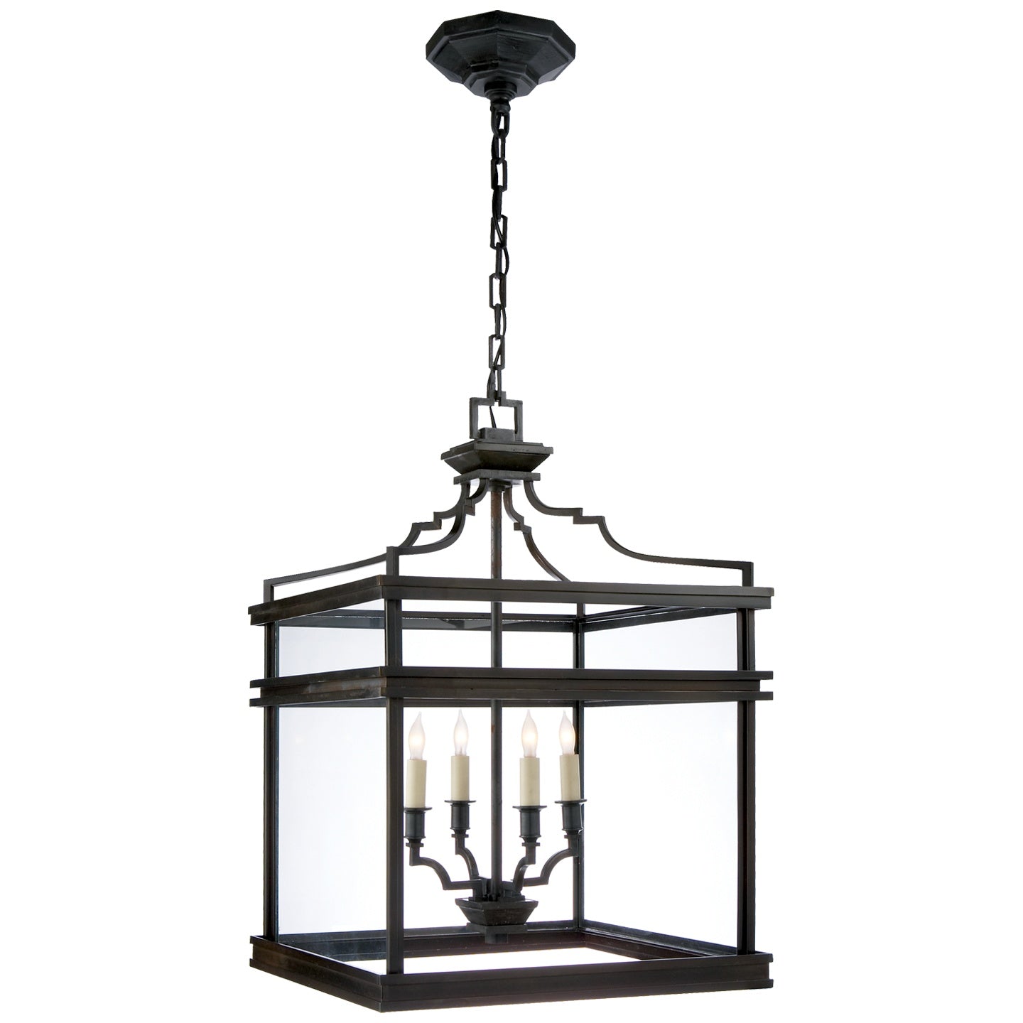 VISUAL COMFORT SIGNATURE, MYKONOS LANTERN, LANTERN CEILING LIGHT