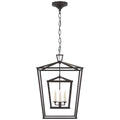 VISUAL COMFORT SIGNATURE, DARLANA DOUBLE CAGE LANTERN, LANTERN CEILING LIGHT