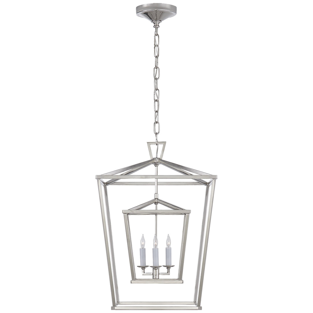 VISUAL COMFORT SIGNATURE, DARLANA DOUBLE CAGE LANTERN, LANTERN CEILING LIGHT