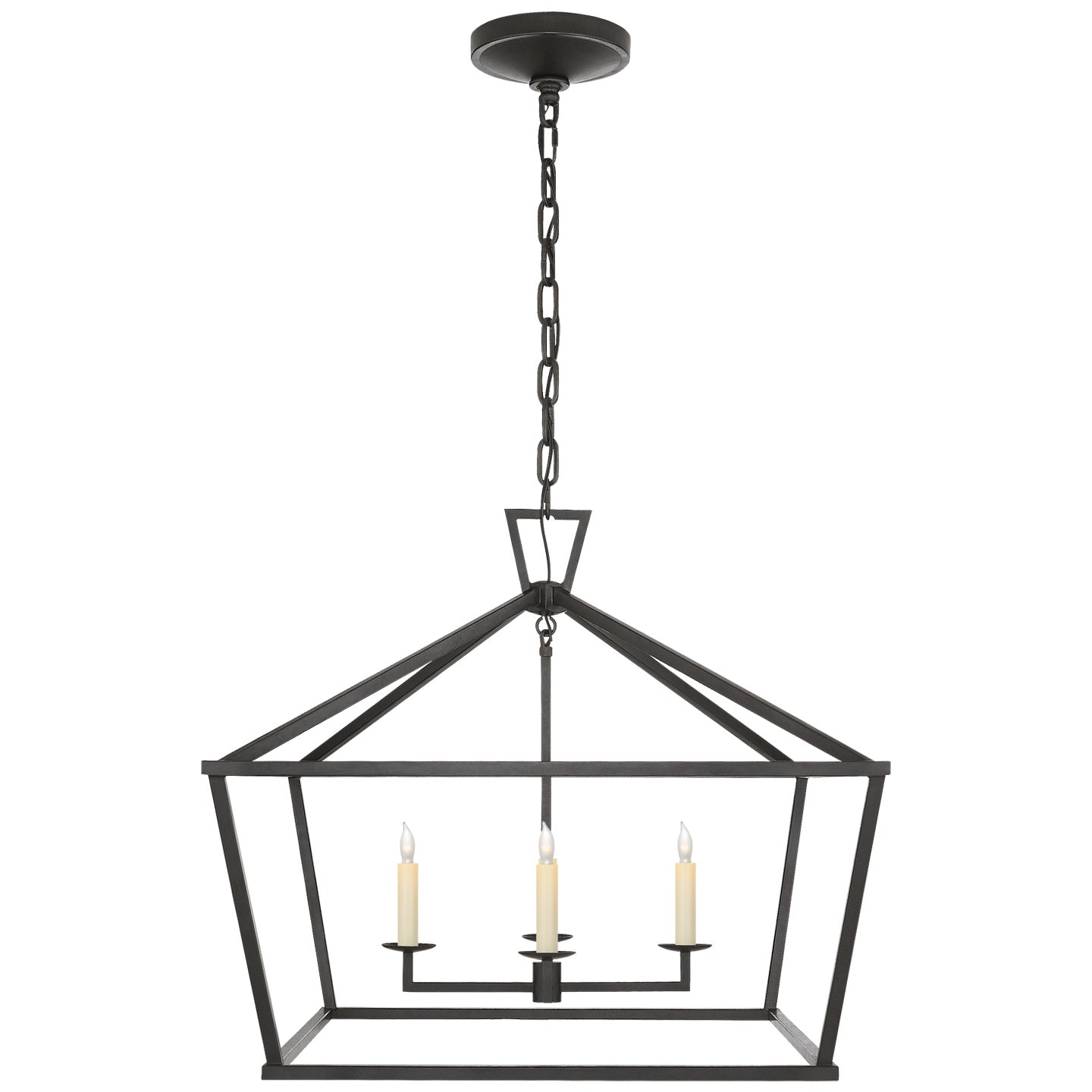 VISUAL COMFORT SIGNATURE, DARLANA WIDE LANTERN, LANTERN CEILING LIGHT