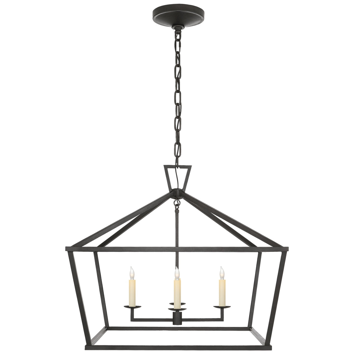 VISUAL COMFORT SIGNATURE, DARLANA WIDE LANTERN, LANTERN CEILING LIGHT
