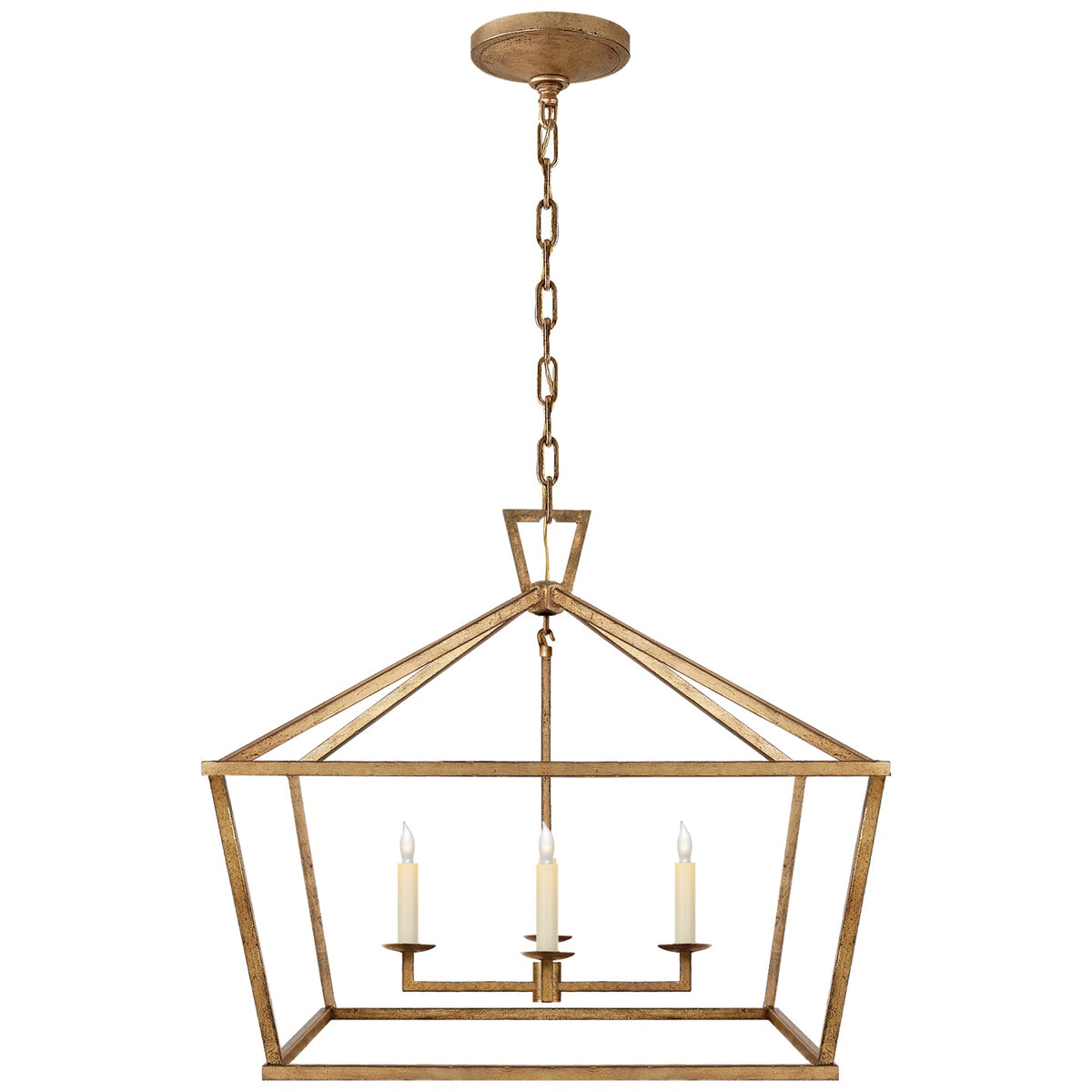 VISUAL COMFORT SIGNATURE, DARLANA WIDE LANTERN, LANTERN CEILING LIGHT