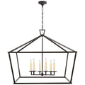 VISUAL COMFORT SIGNATURE, DARLANA WIDE LANTERN, LANTERN CEILING LIGHT
