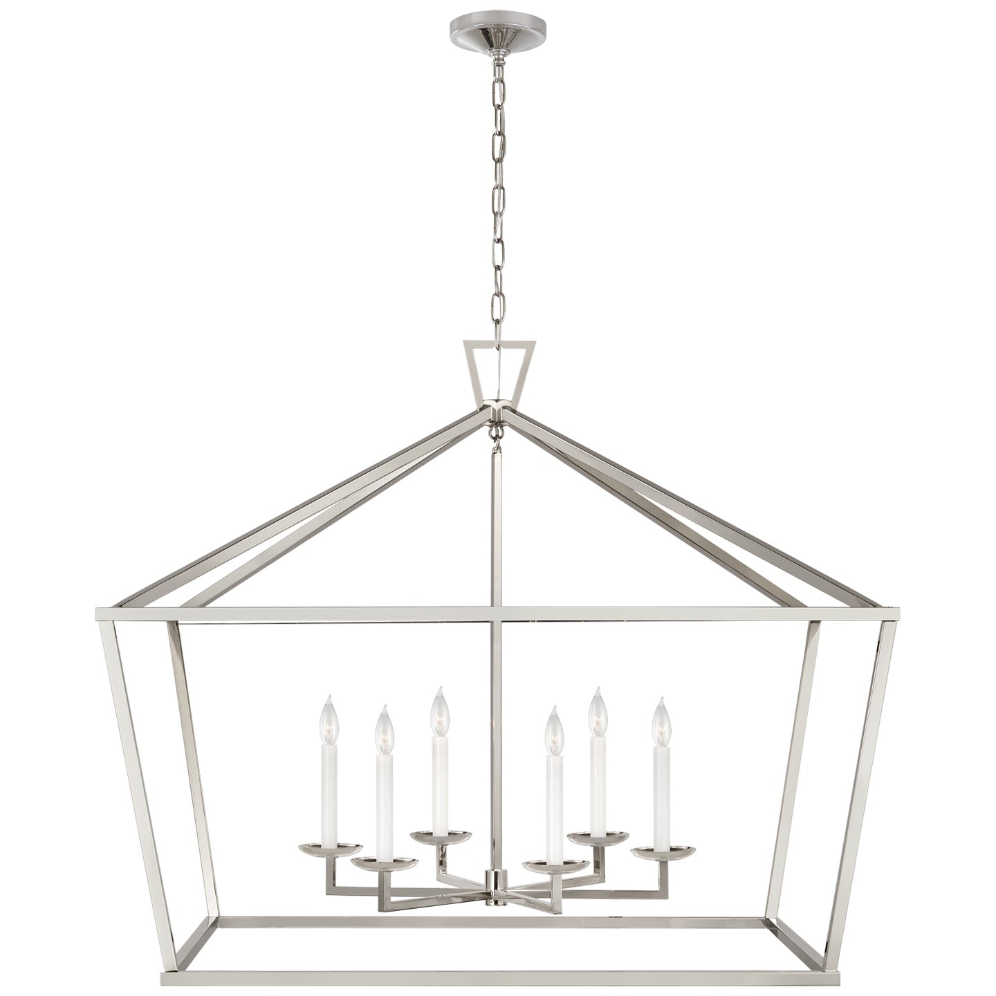 VISUAL COMFORT SIGNATURE, DARLANA WIDE LANTERN, LANTERN CEILING LIGHT