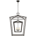 VISUAL COMFORT SIGNATURE, DARLANA DOUBLE CAGE LANTERN, LANTERN CEILING LIGHT
