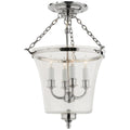VISUAL COMFORT SIGNATURE, SUSSEX SEMI-FLUSH BELL JAR LANTERN, FLUSH MOUNT CEILING LIGHTS