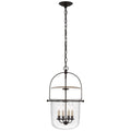 VISUAL COMFORT SIGNATURE, LORFORD SMOKE BELL LANTERN, LANTERN CEILING LIGHT