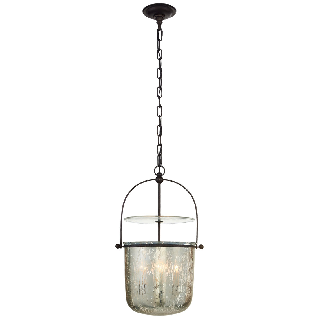 VISUAL COMFORT SIGNATURE, LORFORD SMOKE BELL LANTERN, LANTERN CEILING LIGHT