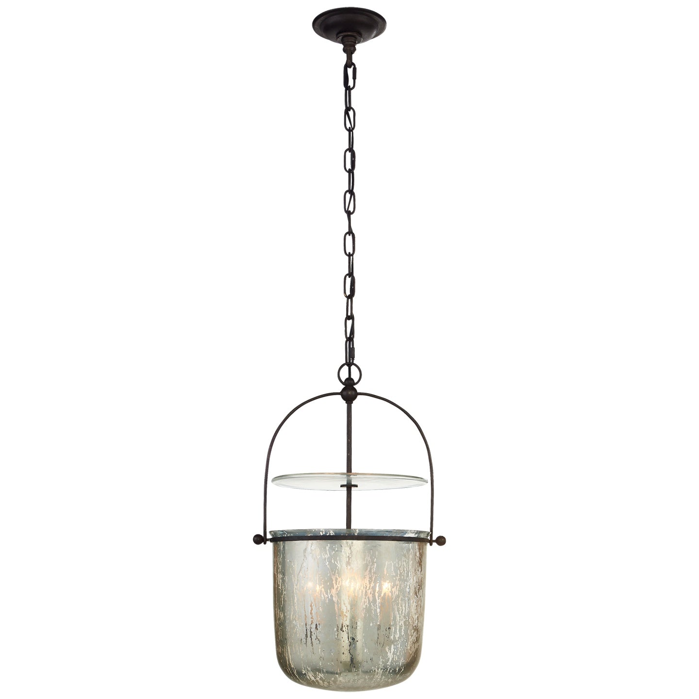 VISUAL COMFORT SIGNATURE, LORFORD SMOKE BELL LANTERN, LANTERN CEILING LIGHT