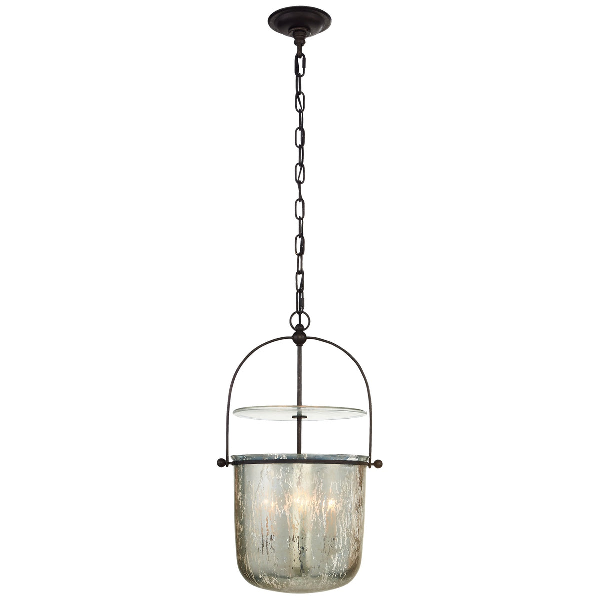VISUAL COMFORT SIGNATURE, LORFORD SMOKE BELL LANTERN, LANTERN CEILING LIGHT