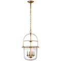 VISUAL COMFORT SIGNATURE, LORFORD SMOKE BELL LANTERN, LANTERN CEILING LIGHT