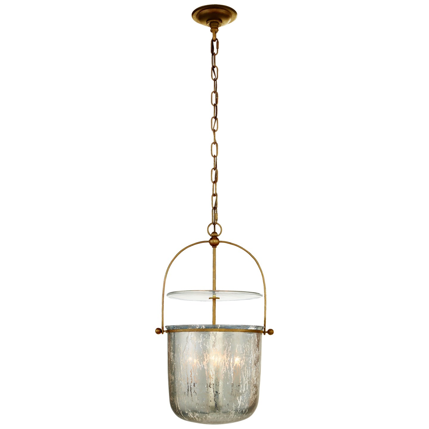 VISUAL COMFORT SIGNATURE, LORFORD SMOKE BELL LANTERN, LANTERN CEILING LIGHT
