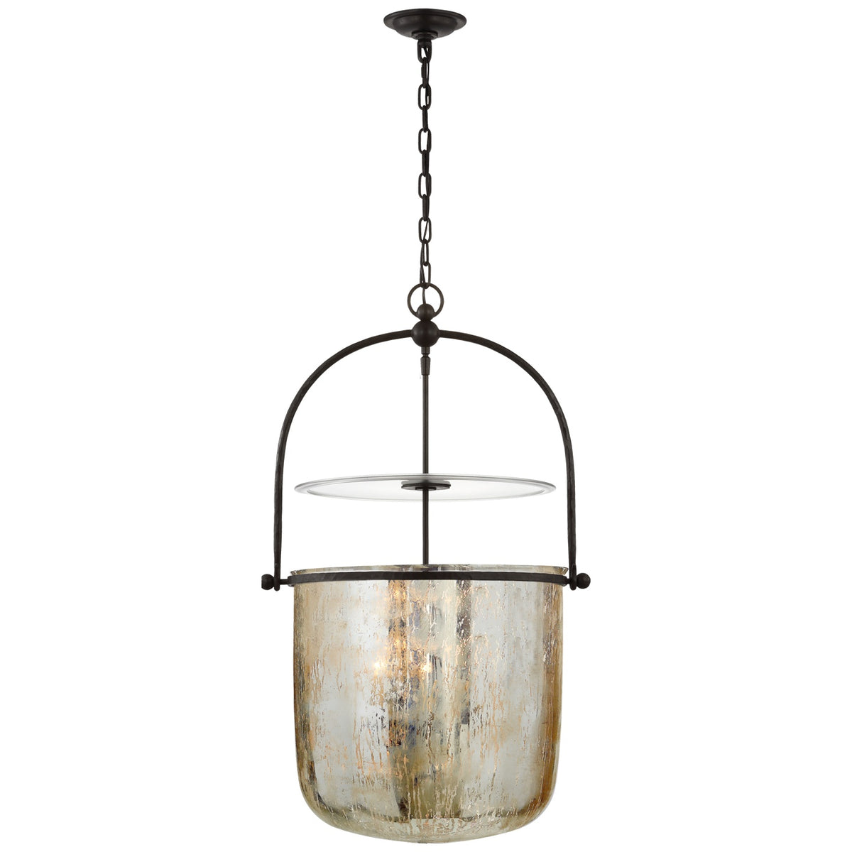 VISUAL COMFORT SIGNATURE, LORFORD SMOKE BELL LANTERN, LANTERN CEILING LIGHT