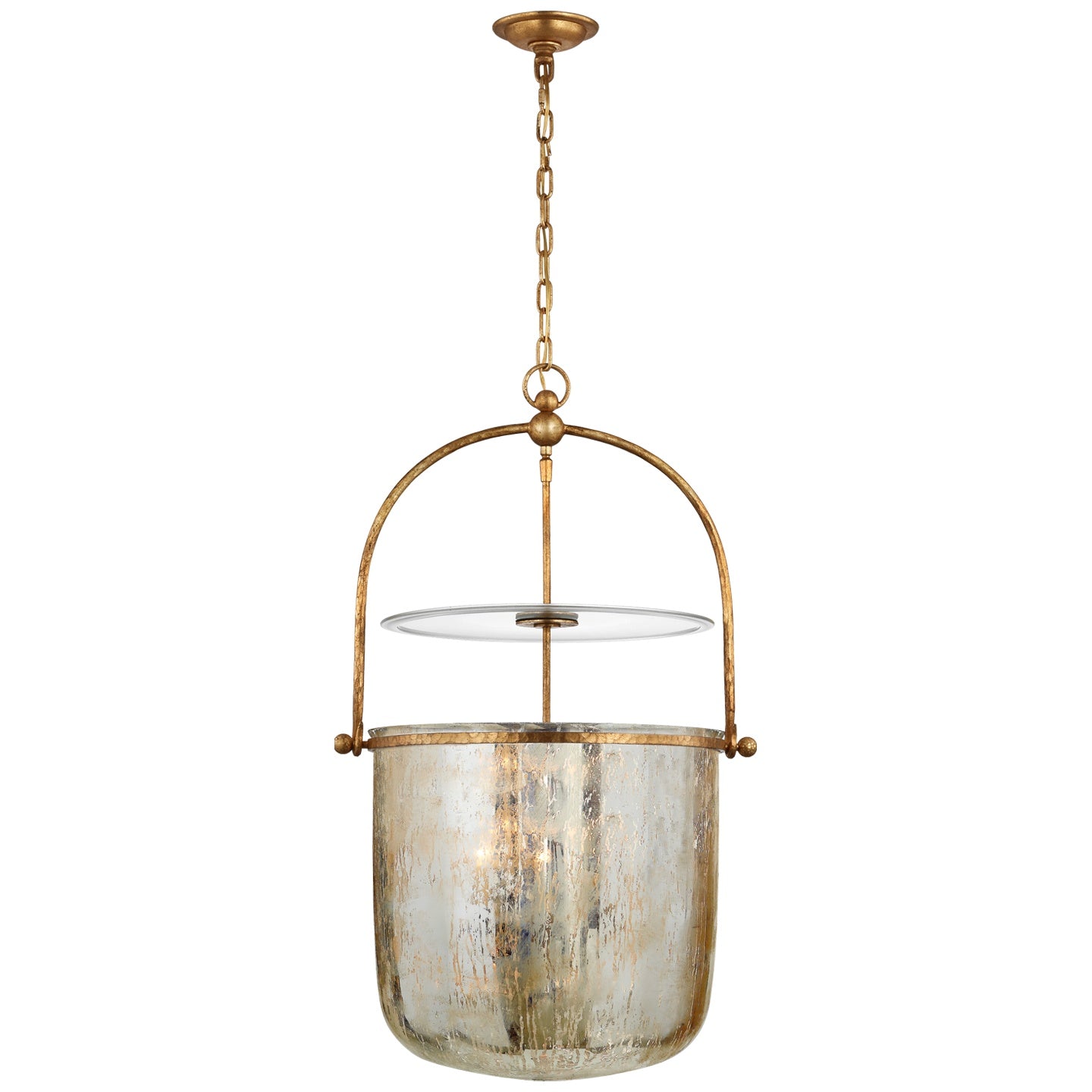 VISUAL COMFORT SIGNATURE, LORFORD SMOKE BELL LANTERN, LANTERN CEILING LIGHT