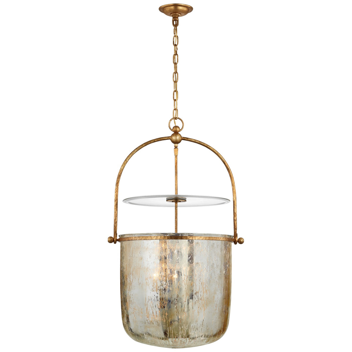 VISUAL COMFORT SIGNATURE, LORFORD SMOKE BELL LANTERN, LANTERN CEILING LIGHT