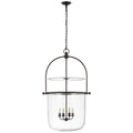 VISUAL COMFORT SIGNATURE, LORFORD SMOKE BELL LANTERN, LANTERN CEILING LIGHT