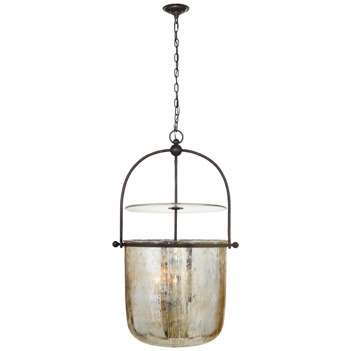 VISUAL COMFORT SIGNATURE, LORFORD SMOKE BELL LANTERN, LANTERN CEILING LIGHT