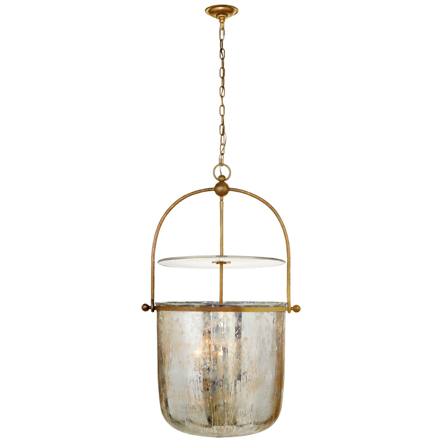 VISUAL COMFORT SIGNATURE, LORFORD SMOKE BELL LANTERN, LANTERN CEILING LIGHT