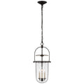 VISUAL COMFORT SIGNATURE, LORFORD TALL SMOKE BELL LANTERN, LANTERN CEILING LIGHT
