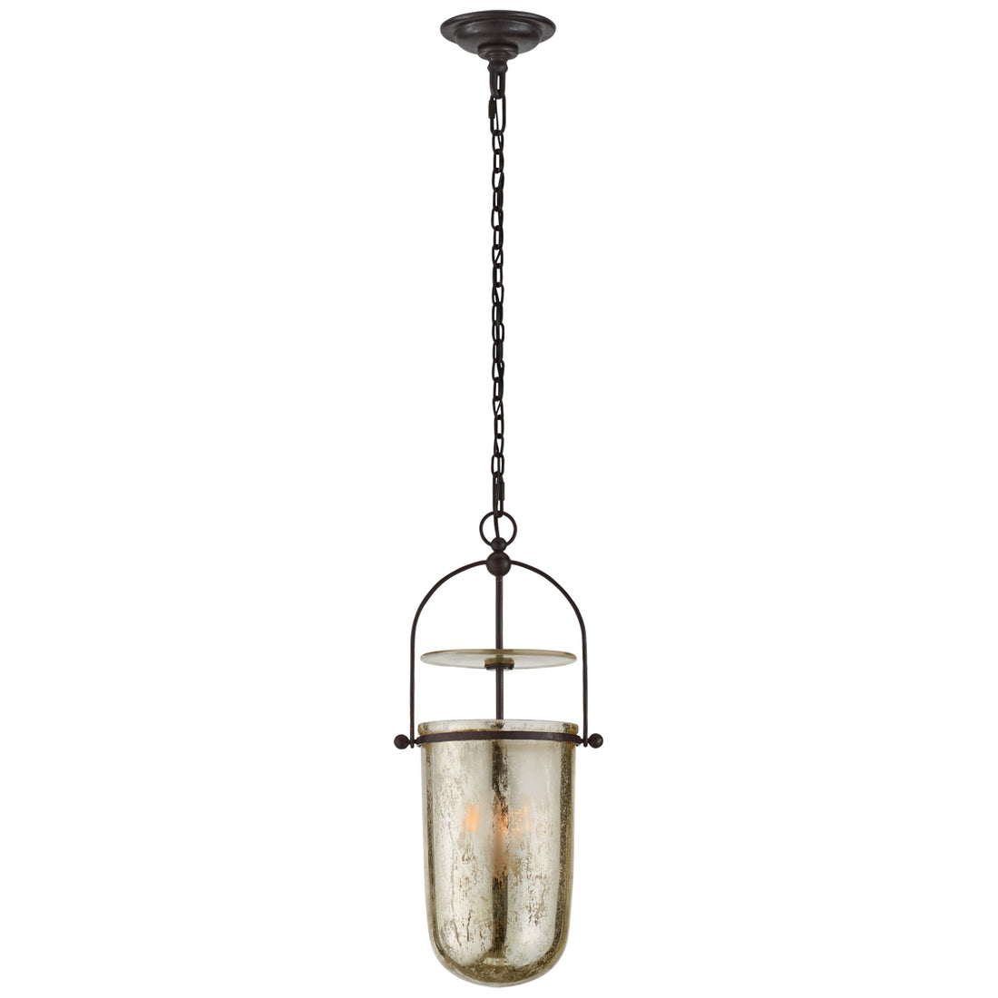 VISUAL COMFORT SIGNATURE, LORFORD TALL SMOKE BELL LANTERN, LANTERN CEILING LIGHT