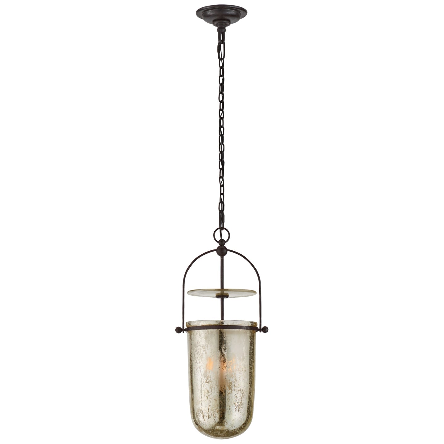 VISUAL COMFORT SIGNATURE, LORFORD TALL SMOKE BELL LANTERN, LANTERN CEILING LIGHT