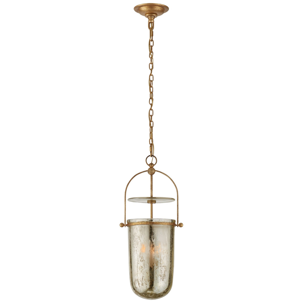 VISUAL COMFORT SIGNATURE, LORFORD TALL SMOKE BELL LANTERN, LANTERN CEILING LIGHT