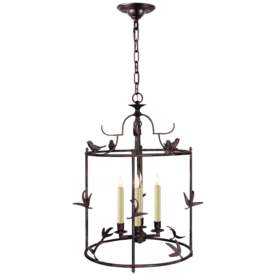 VISUAL COMFORT SIGNATURE, DIEGO GRANDE CLASSICAL PERCHING BIRD LANTERN, LANTERN CEILING LIGHT