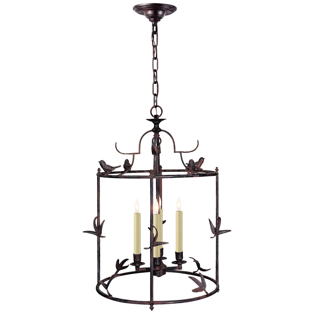 VISUAL COMFORT SIGNATURE, DIEGO GRANDE CLASSICAL PERCHING BIRD LANTERN, LANTERN CEILING LIGHT