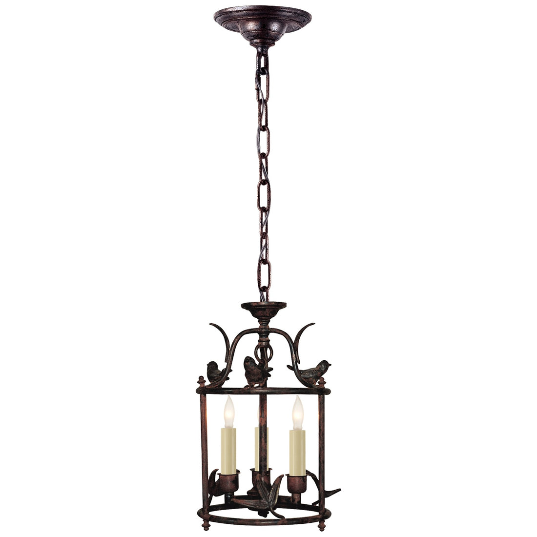 VISUAL COMFORT SIGNATURE, DIEGO PETITE CLASSICAL PERCHING BIRD LANTERN, LANTERN CEILING LIGHT