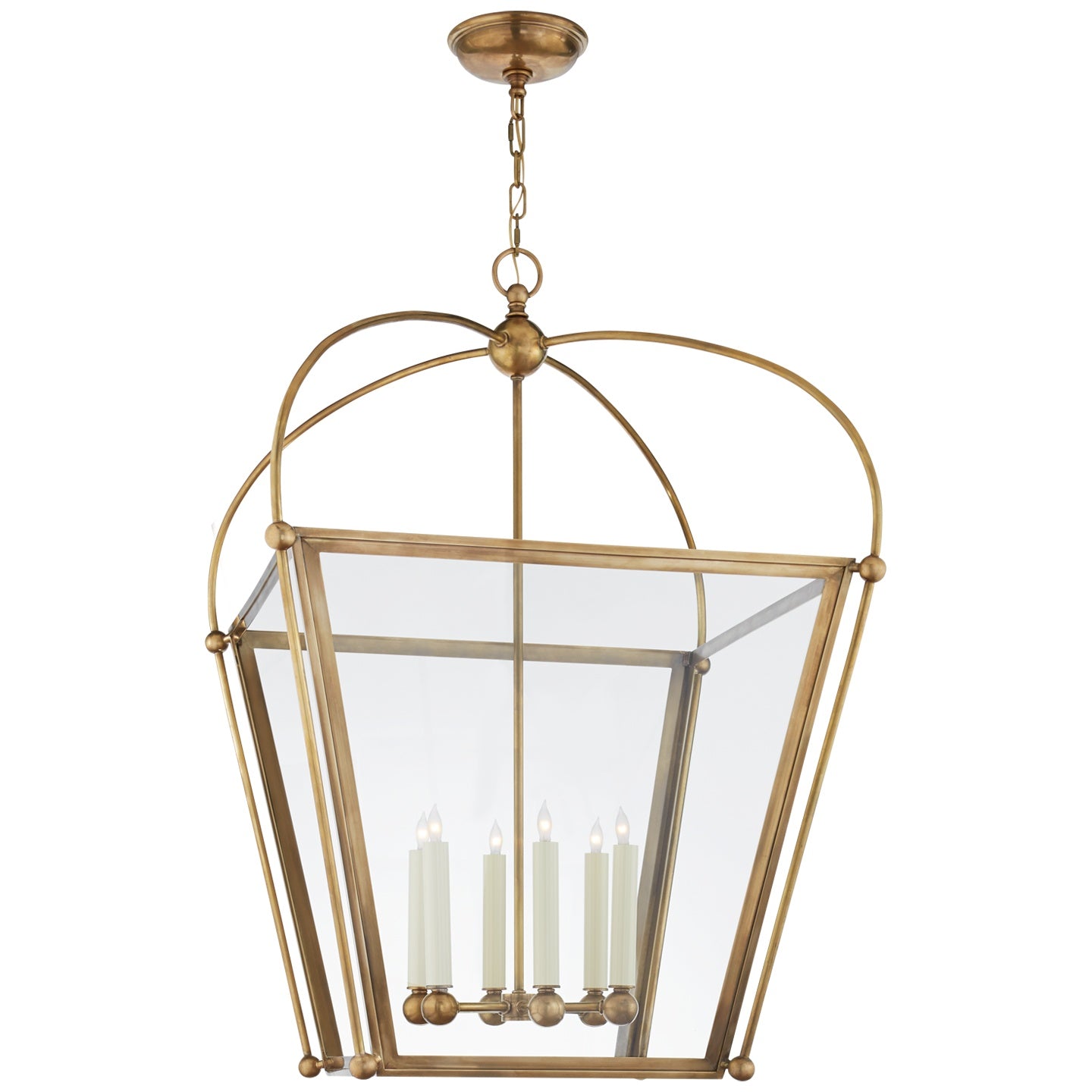 VISUAL COMFORT SIGNATURE, RIVERSIDE SQUARE LANTERN, LANTERN CEILING LIGHT