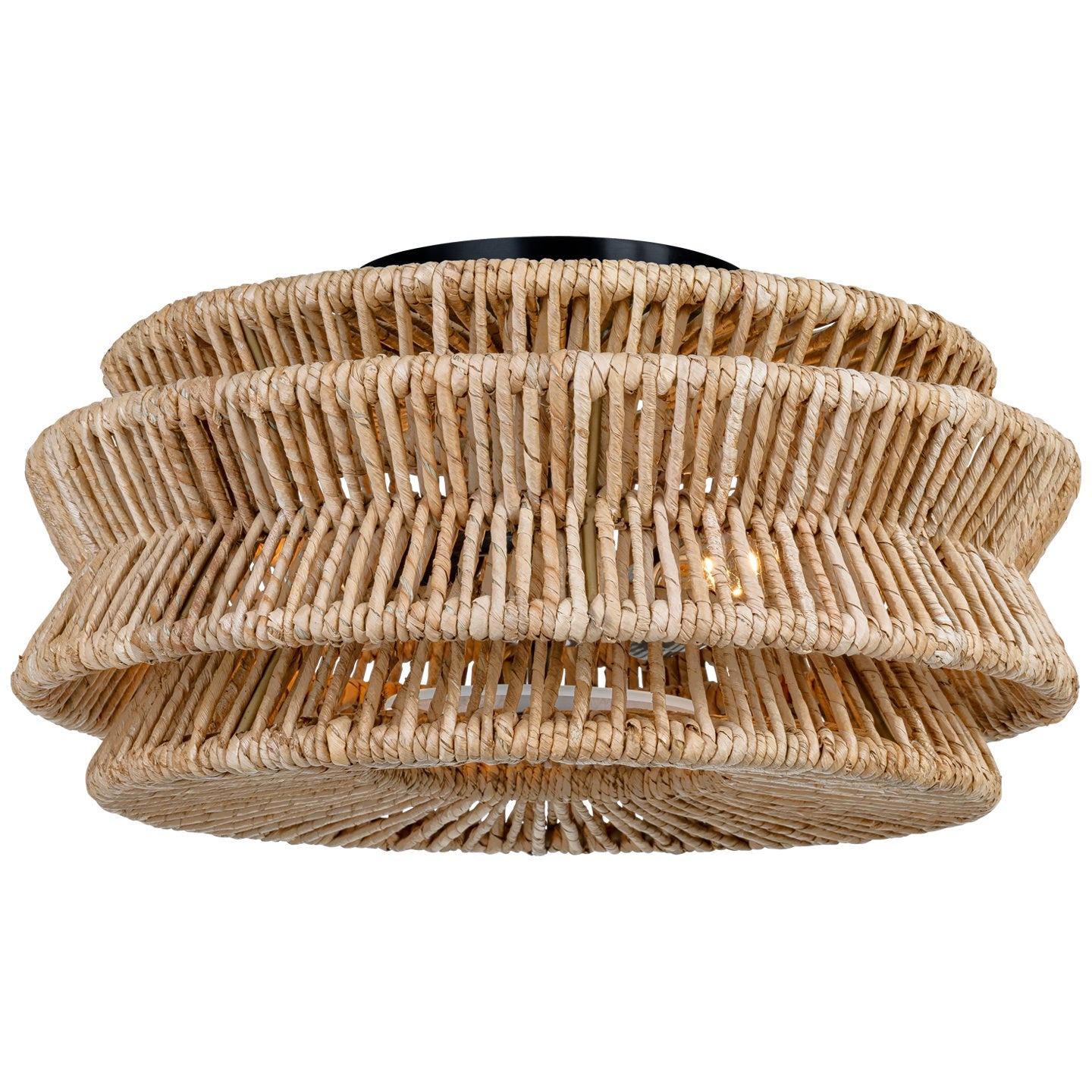 VISUAL COMFORT SIGNATURE, ANTIGUA DRUM SEMI-FLUSH MOUNT, FLUSH MOUNT CEILING LIGHTS