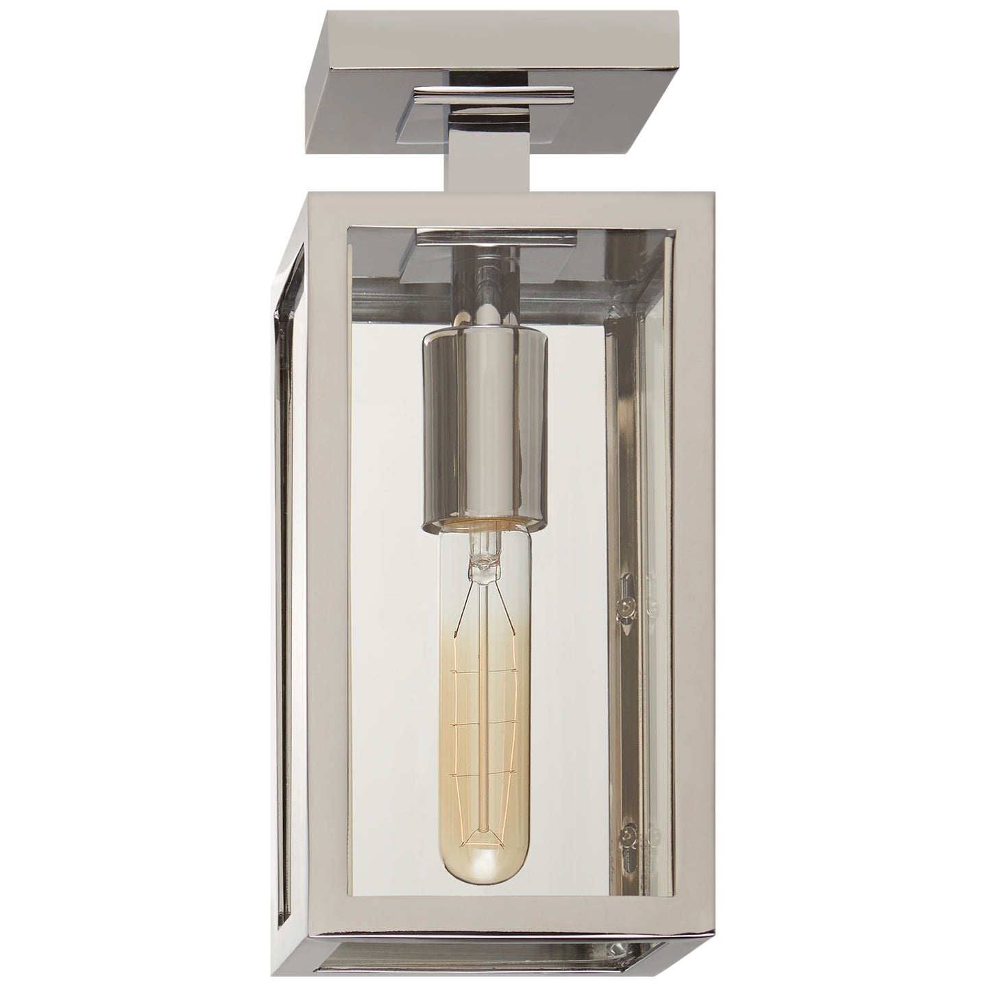 VISUAL COMFORT SIGNATURE, FRESNO FRAMED SEMI-FLUSH MOUNT, SEMI FLUSH MOUNT LIGHT