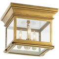 VISUAL COMFORT SIGNATURE, CLUB SQUARE FLUSH MOUNT, FLUSH MOUNT CEILING LIGHTS