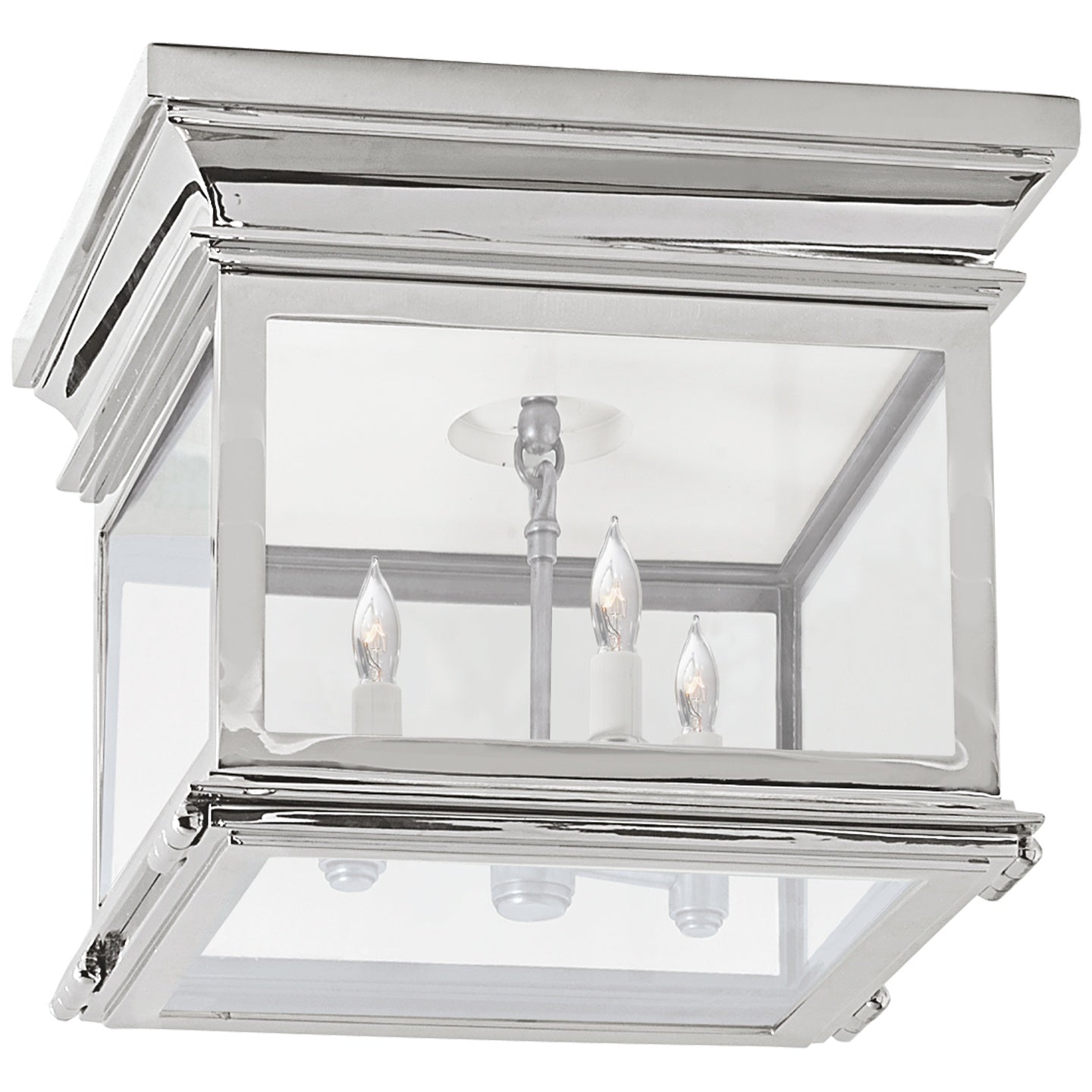 VISUAL COMFORT SIGNATURE, CLUB SQUARE FLUSH MOUNT, FLUSH MOUNT CEILING LIGHTS