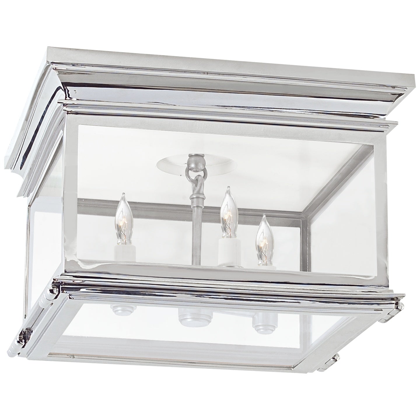 VISUAL COMFORT SIGNATURE, CLUB SQUARE FLUSH MOUNT, FLUSH MOUNT CEILING LIGHTS