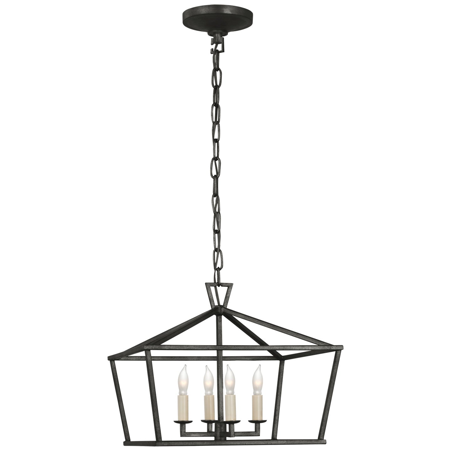VISUAL COMFORT SIGNATURE, DARLANA WIDE SEMI-FLUSH MOUNT LANTERN, FLUSH MOUNT CEILING LIGHTS