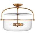 VISUAL COMFORT SIGNATURE, LORFORD SEMI-FLUSH LANTERN, LANTERN CEILING LIGHT