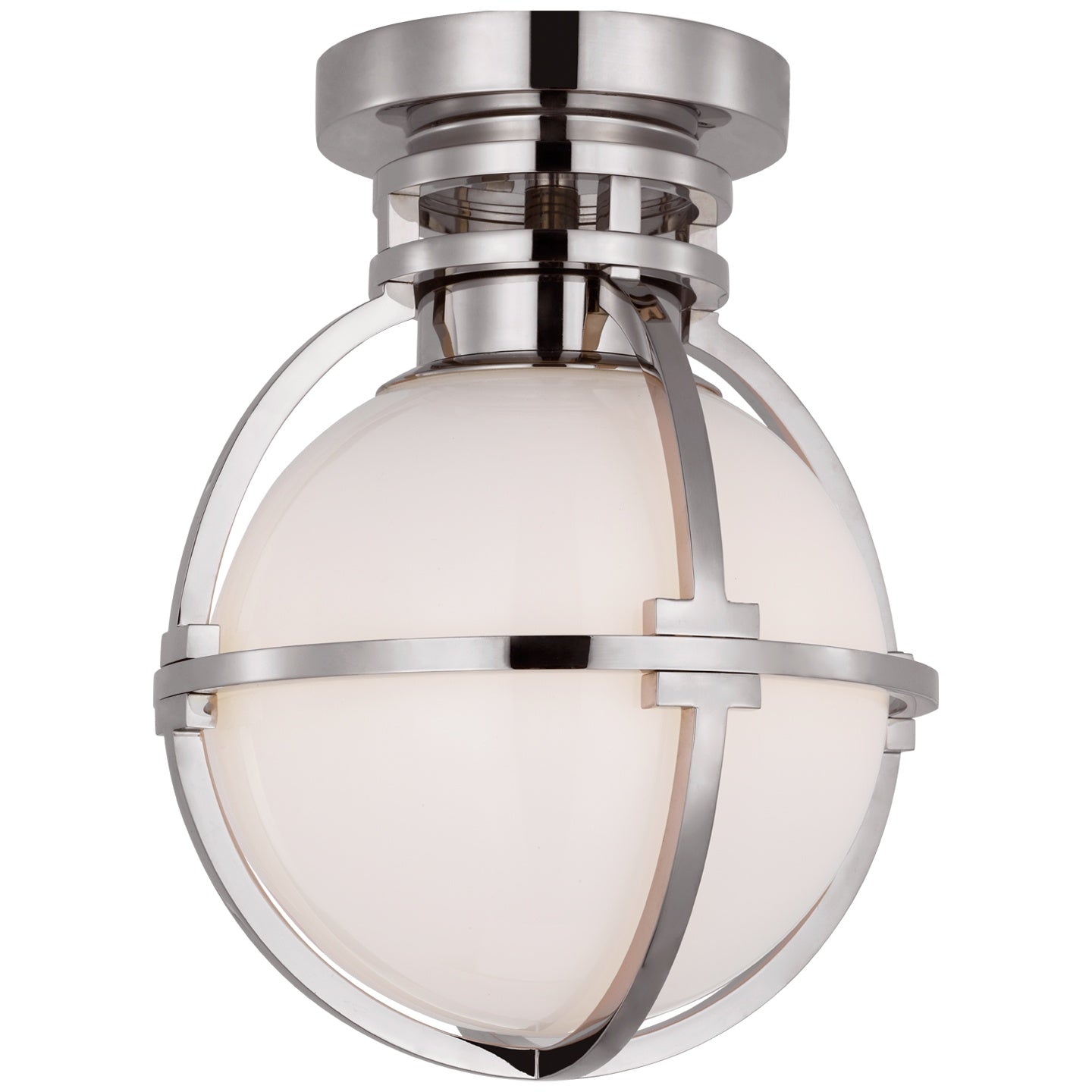 VISUAL COMFORT SIGNATURE, GRACIE CAPTURED GLOBE FLUSH MOUNT, FLUSH MOUNT CEILING LIGHTS