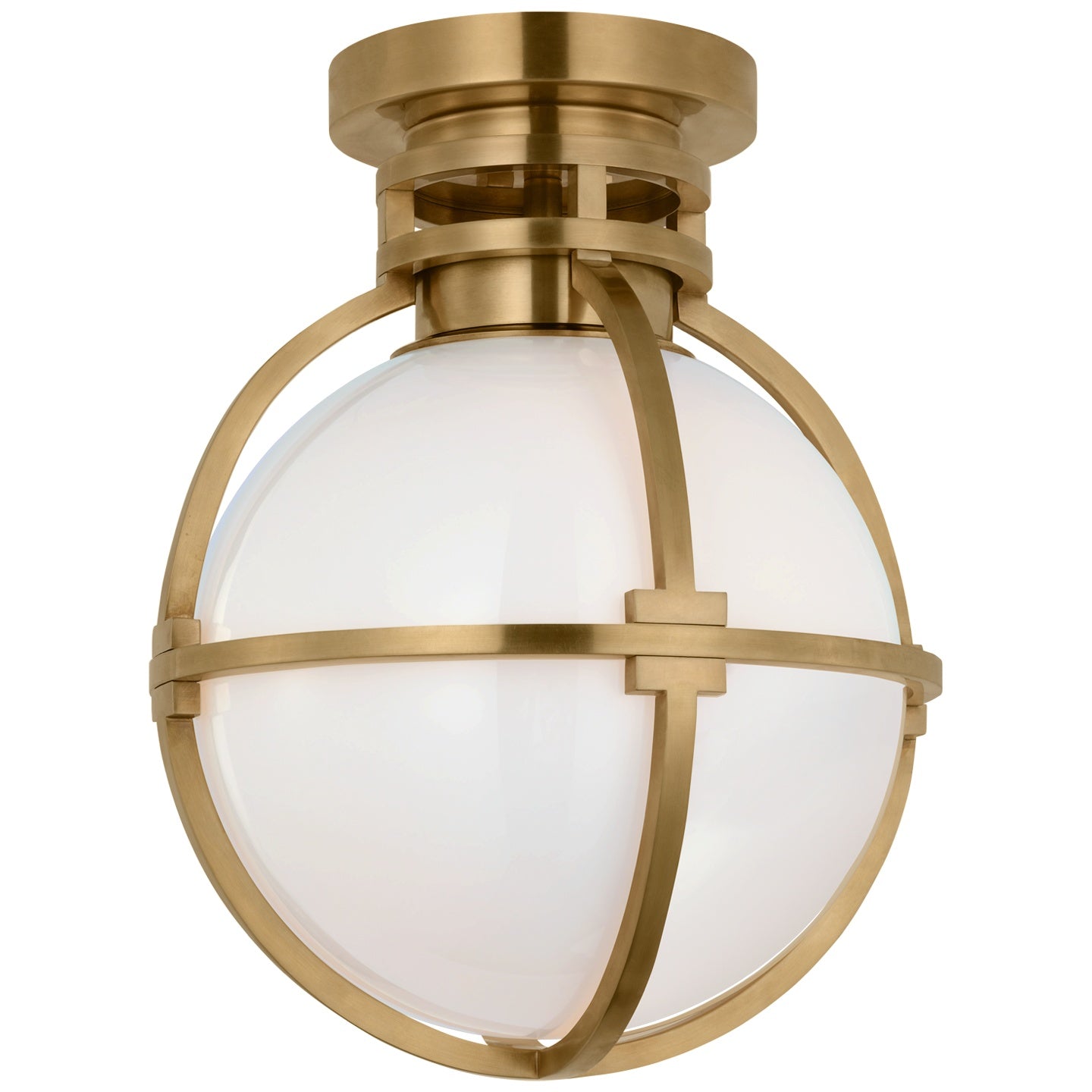 VISUAL COMFORT SIGNATURE, GRACIE CAPTURED GLOBE FLUSH MOUNT, FLUSH MOUNT CEILING LIGHTS