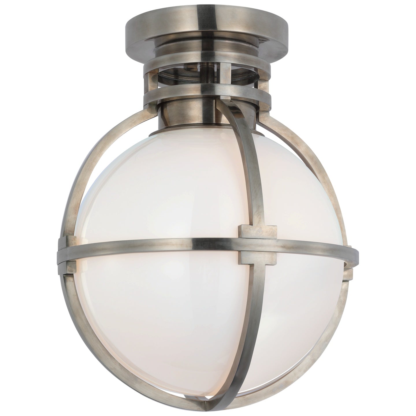 VISUAL COMFORT SIGNATURE, GRACIE CAPTURED GLOBE FLUSH MOUNT, FLUSH MOUNT CEILING LIGHTS