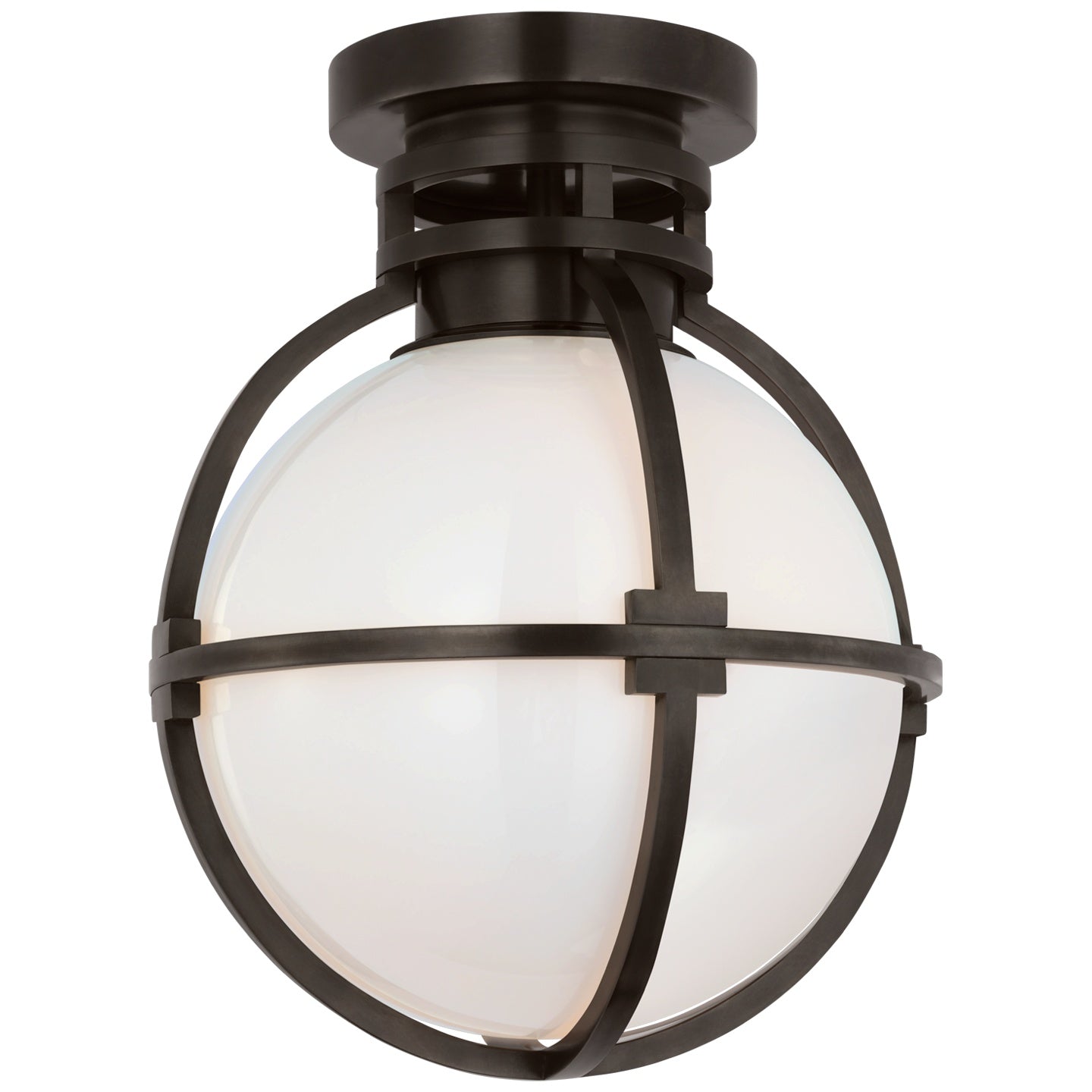 VISUAL COMFORT SIGNATURE, GRACIE CAPTURED GLOBE FLUSH MOUNT, FLUSH MOUNT CEILING LIGHTS