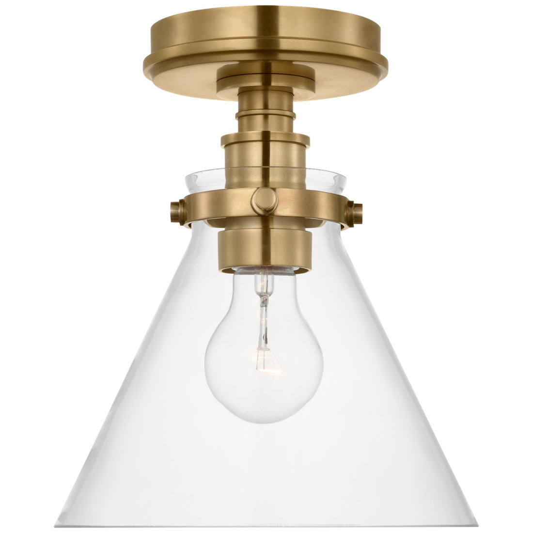 VISUAL COMFORT SIGNATURE, PARKINGTON CONICAL FLUSH MOUNT, FLUSH MOUNT CEILING LIGHTS