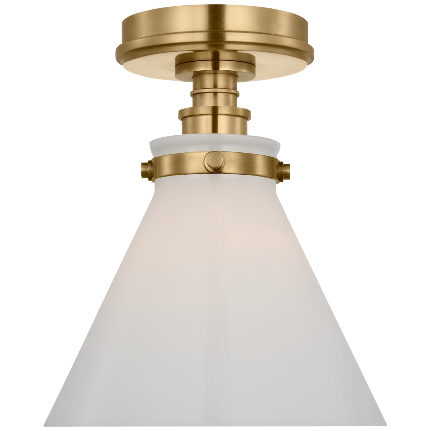 VISUAL COMFORT SIGNATURE, PARKINGTON CONICAL FLUSH MOUNT, FLUSH MOUNT CEILING LIGHTS