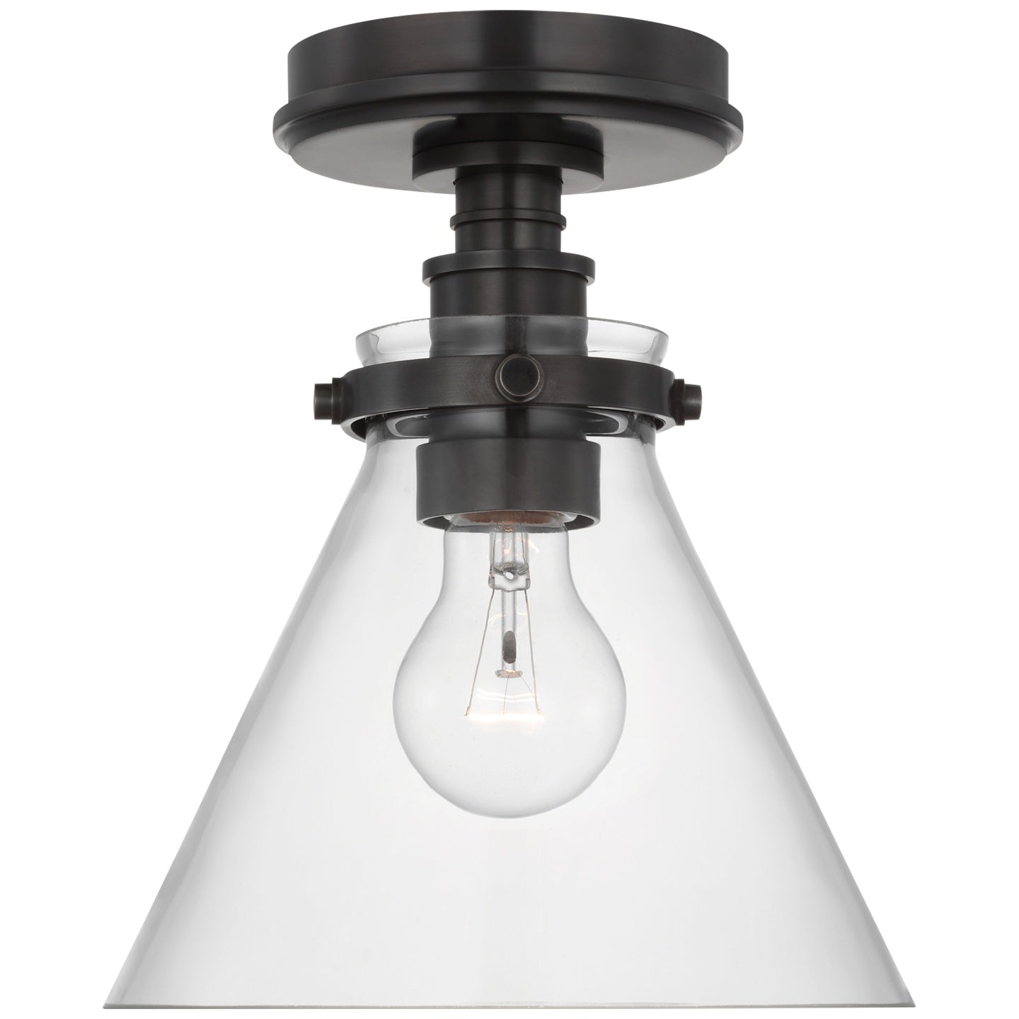 VISUAL COMFORT SIGNATURE, PARKINGTON CONICAL FLUSH MOUNT, FLUSH MOUNT CEILING LIGHTS
