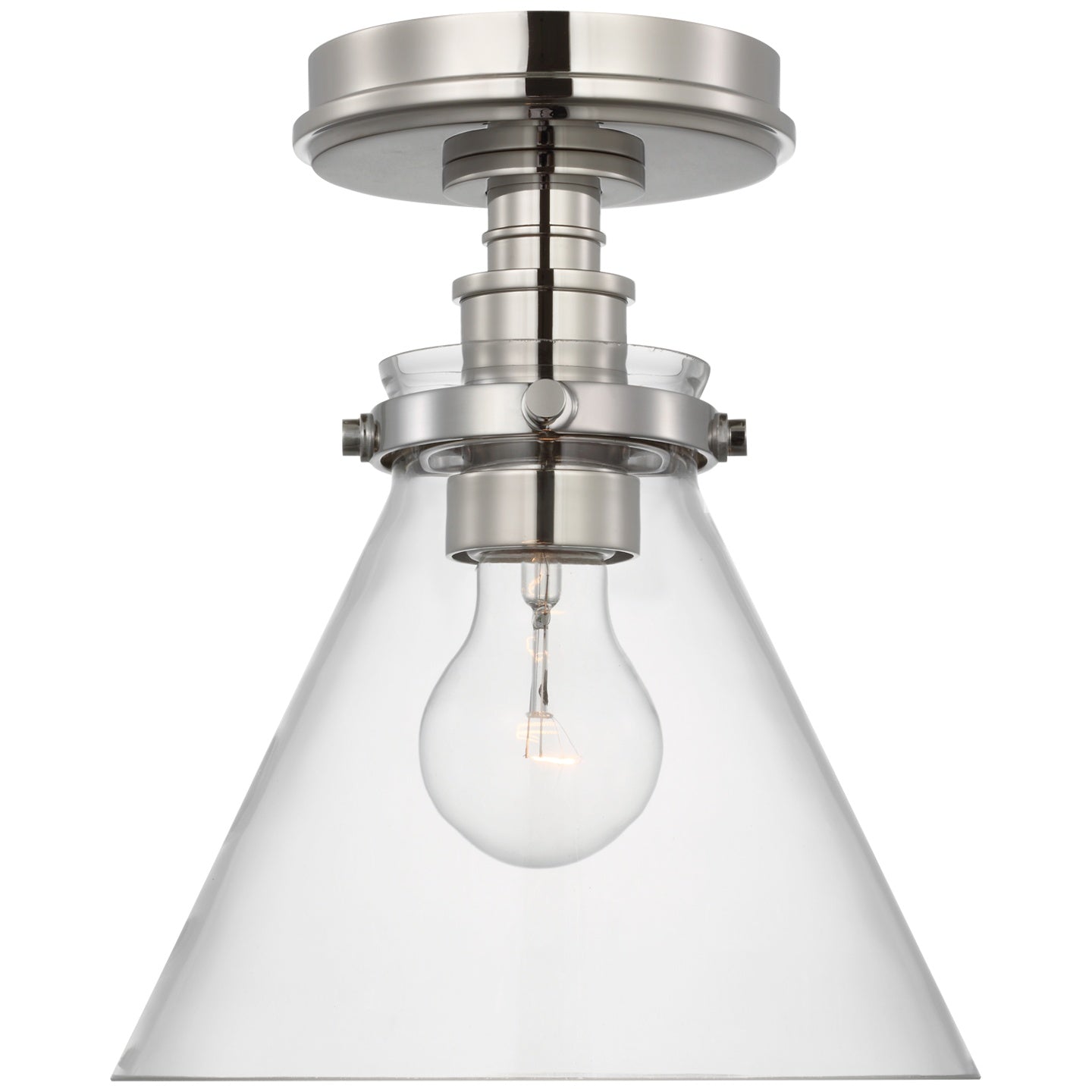 VISUAL COMFORT SIGNATURE, PARKINGTON CONICAL FLUSH MOUNT, FLUSH MOUNT CEILING LIGHTS