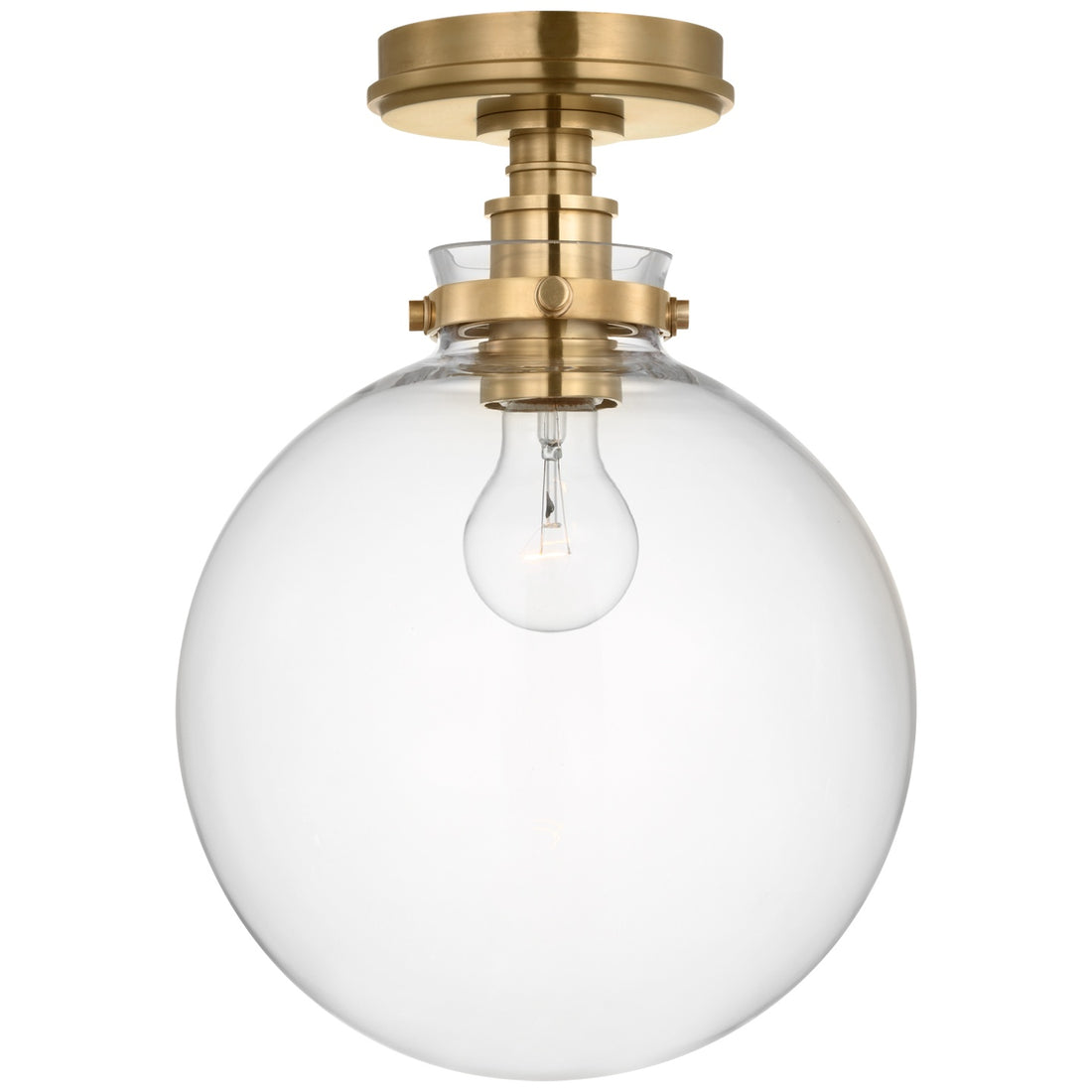 VISUAL COMFORT SIGNATURE, PARKINGTON GLOBE FLUSH MOUNT, FLUSH MOUNT CEILING LIGHTS