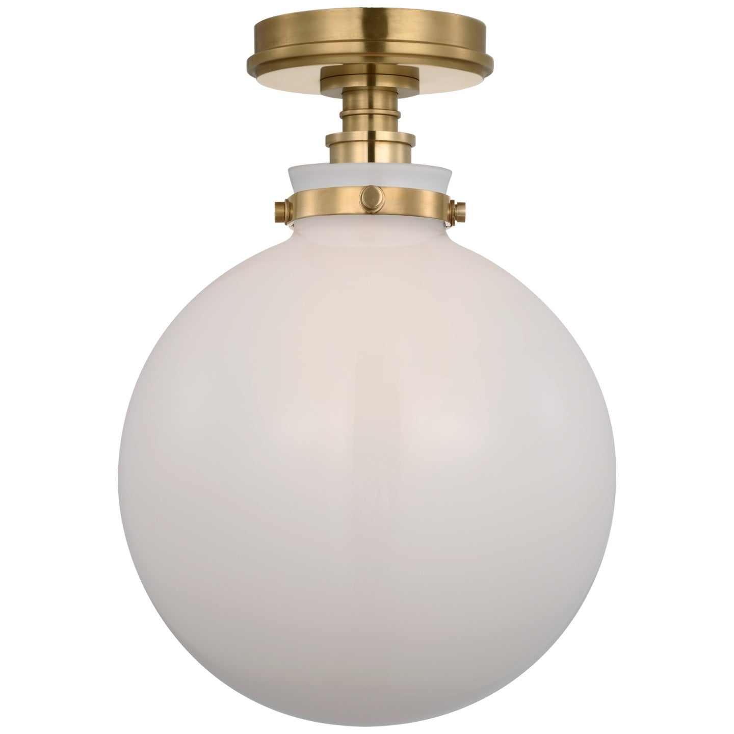VISUAL COMFORT SIGNATURE, PARKINGTON GLOBE FLUSH MOUNT, FLUSH MOUNT CEILING LIGHTS