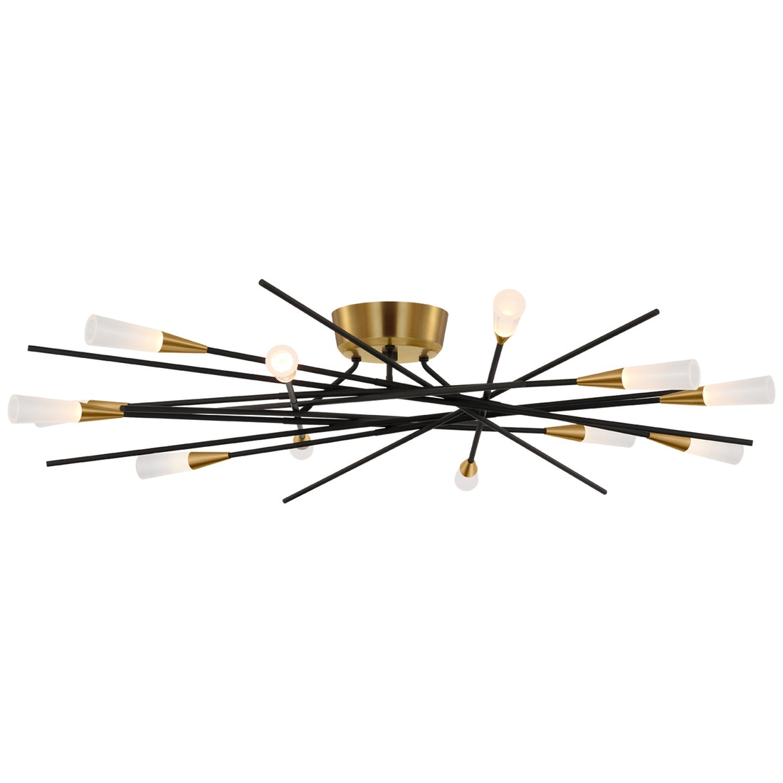 VISUAL COMFORT SIGNATURE, STELLAR RADIAL SEMI-FLUSH MOUNT, FLUSH MOUNT CEILING LIGHTS