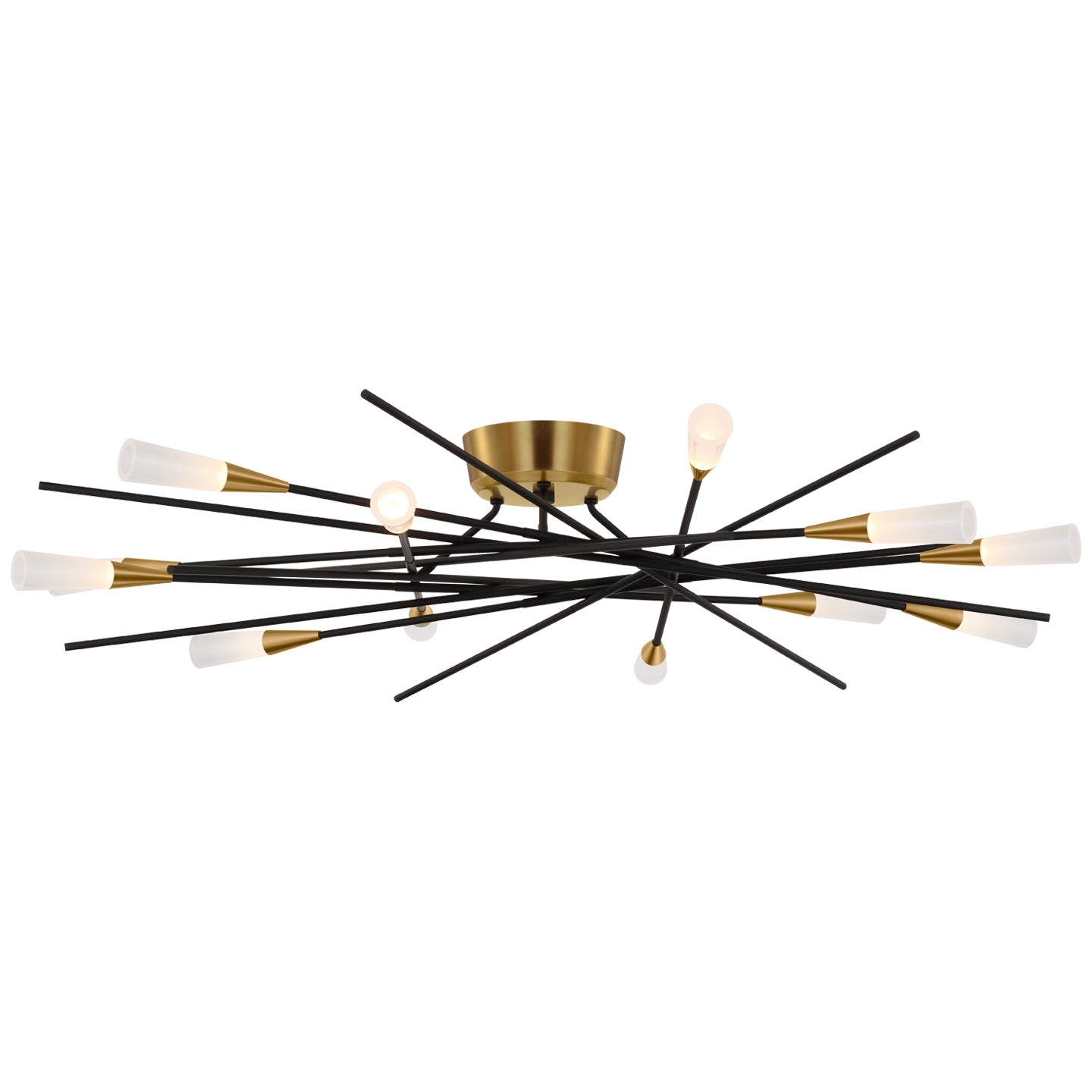 VISUAL COMFORT SIGNATURE, STELLAR RADIAL SEMI-FLUSH MOUNT, FLUSH MOUNT CEILING LIGHTS